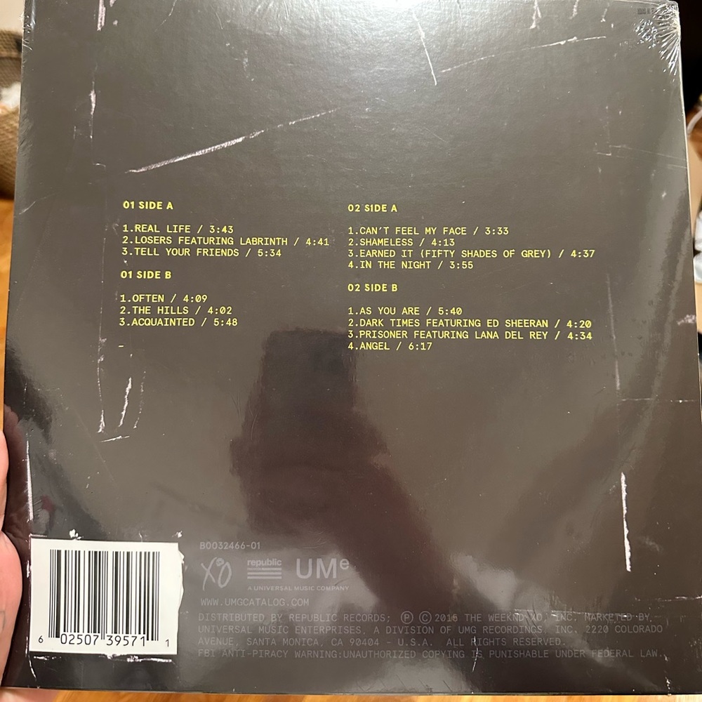 The Weeknd Vinyl Disc - Picture 2 of 2